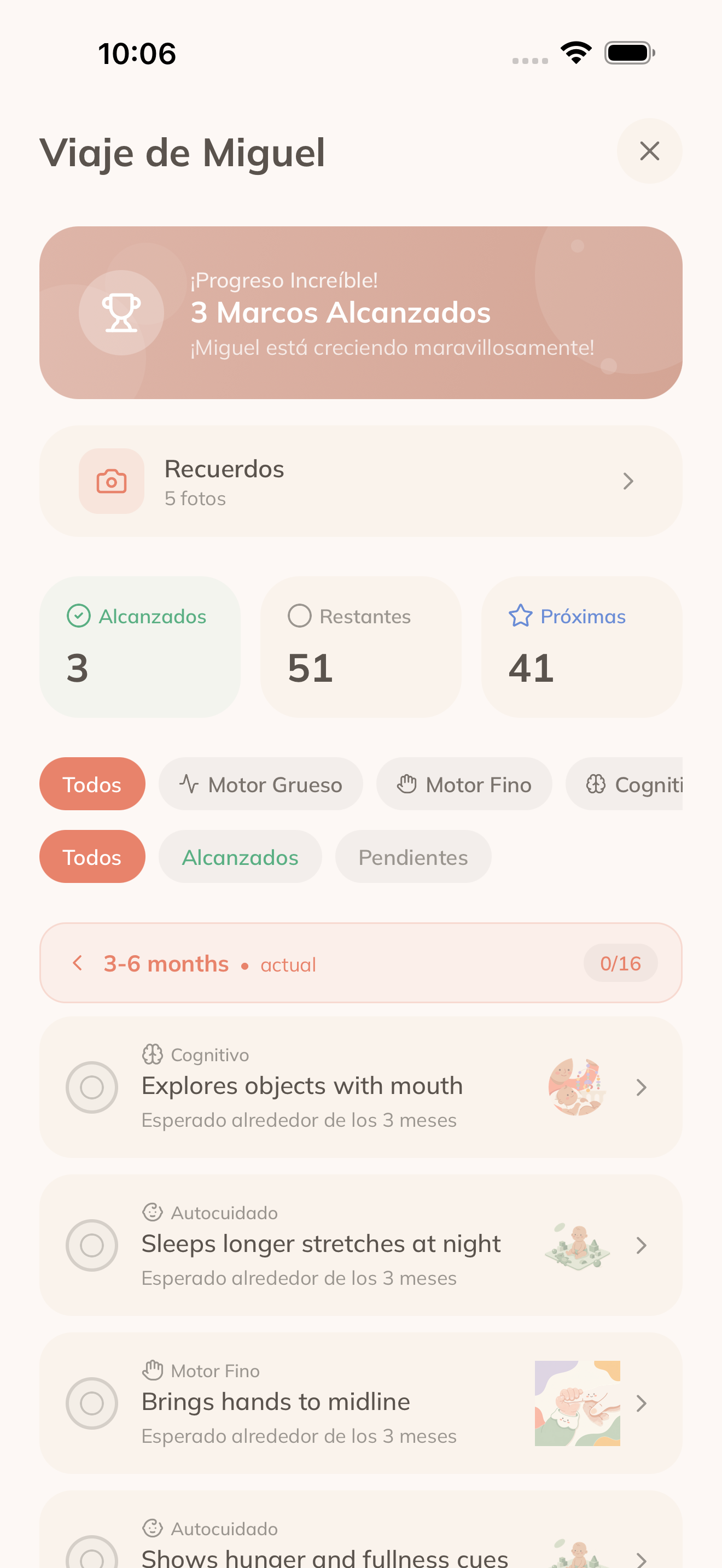 Fases de desarrollo