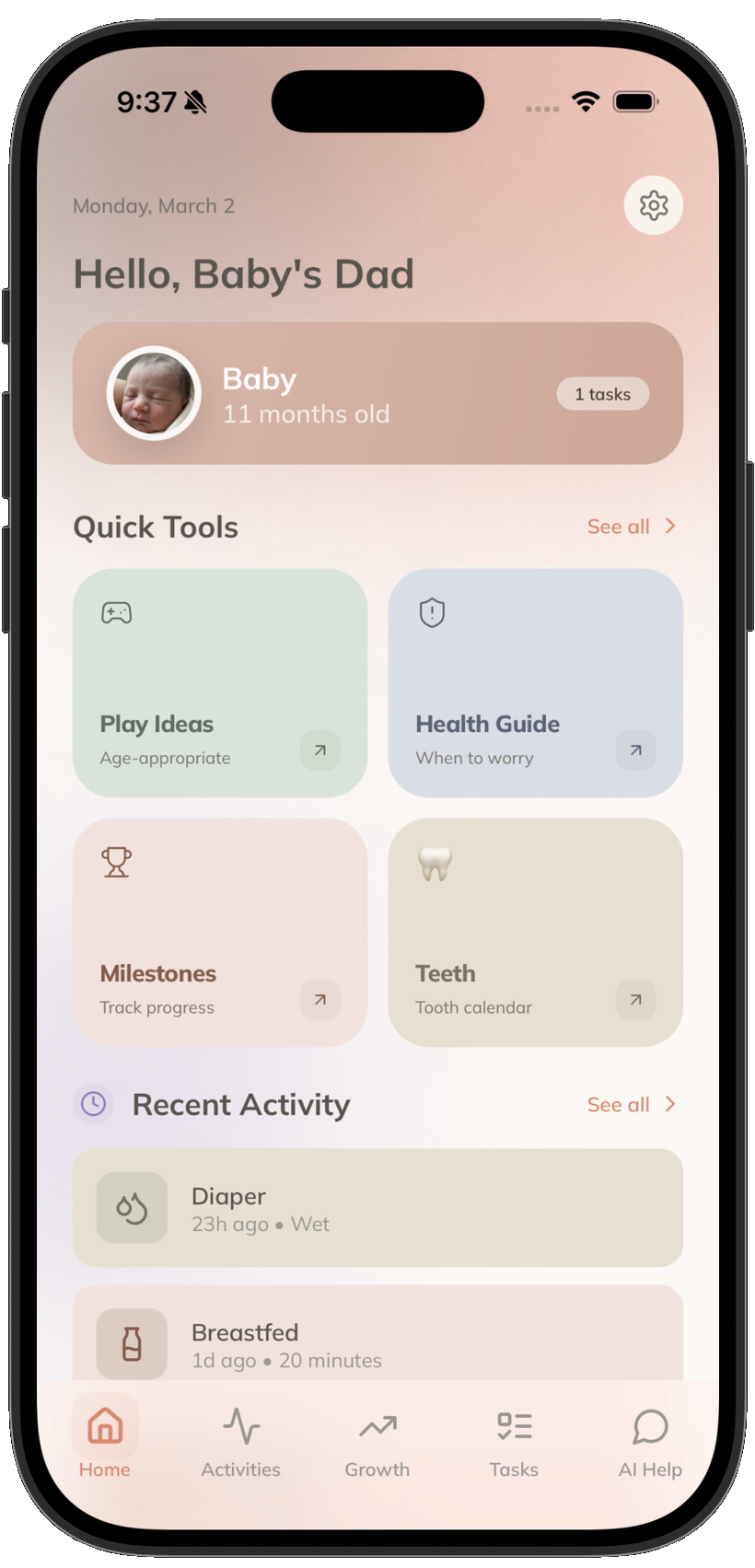 Quick tools and activities
